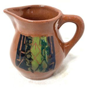 Red Ware Swift Eagle Miniature Pitcher Native American